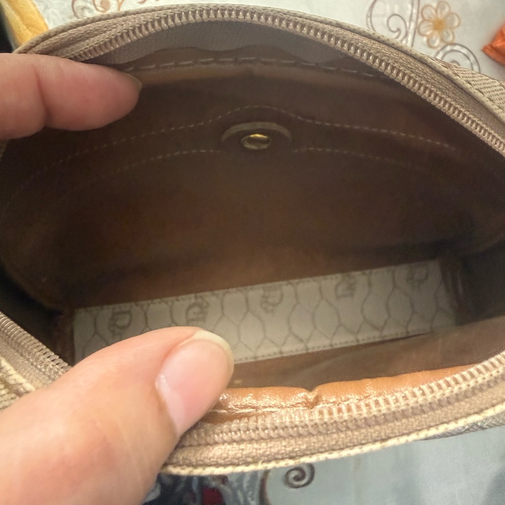 Dior Beige & Brown Monogram Crossbody Shoulder Bag - Picture 4 of 7